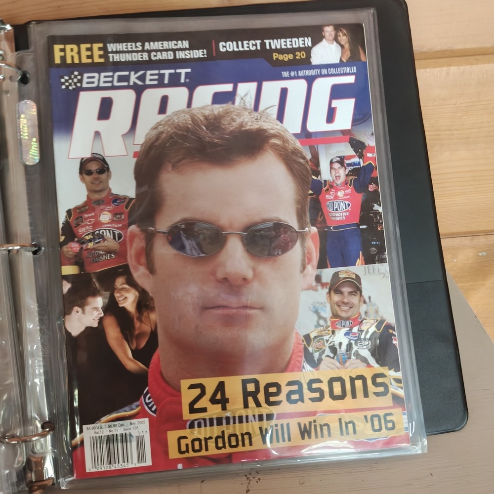 Vintage Beckett Racing Magazine November 2005 Near Mint Protective Sleeved